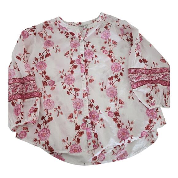 Lucky Brand Tops - XL Lucky Brand floral cotton top